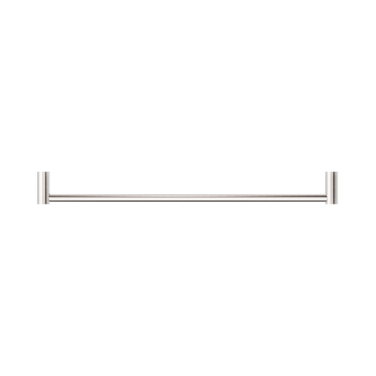 New Mecca Single Towel Rail 600mm Brushed Nickel