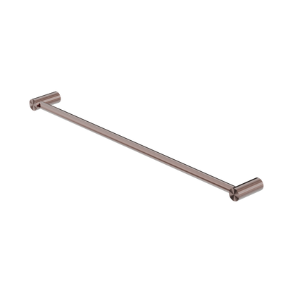 New Mecca Single Towel Rail 600mm Brushed Bronze