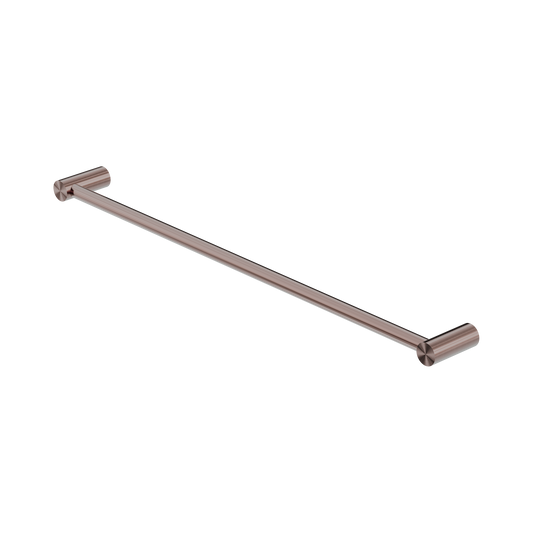 New Mecca Single Towel Rail 600mm Brushed Bronze