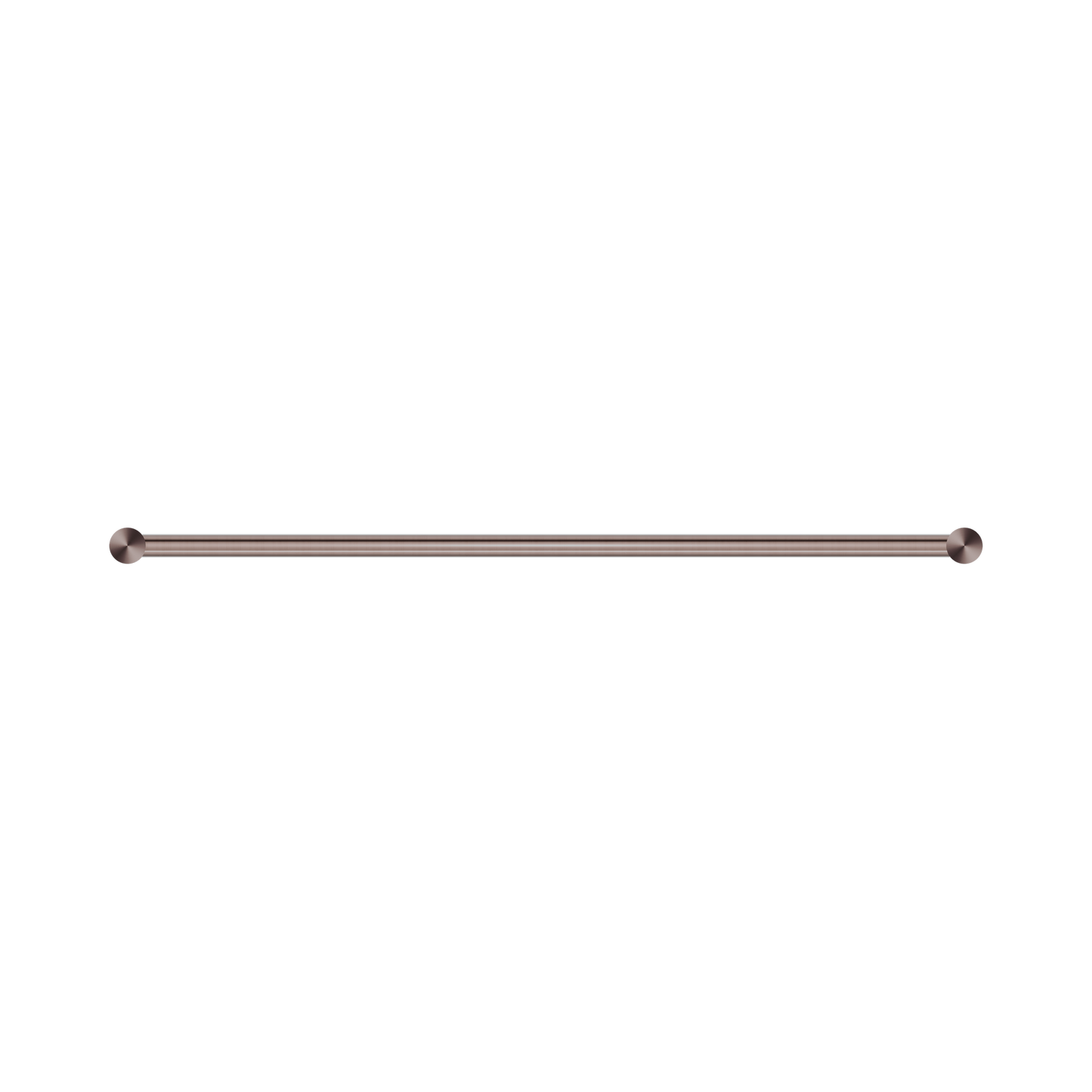 New Mecca Single Towel Rail 600mm Brushed Bronze