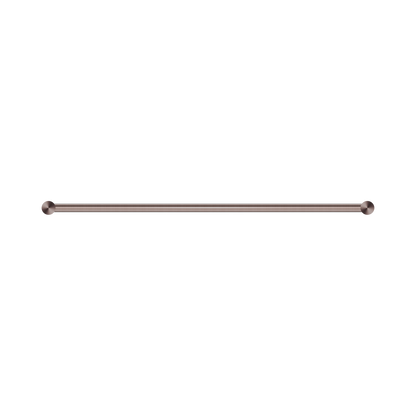 New Mecca Single Towel Rail 600mm Brushed Bronze