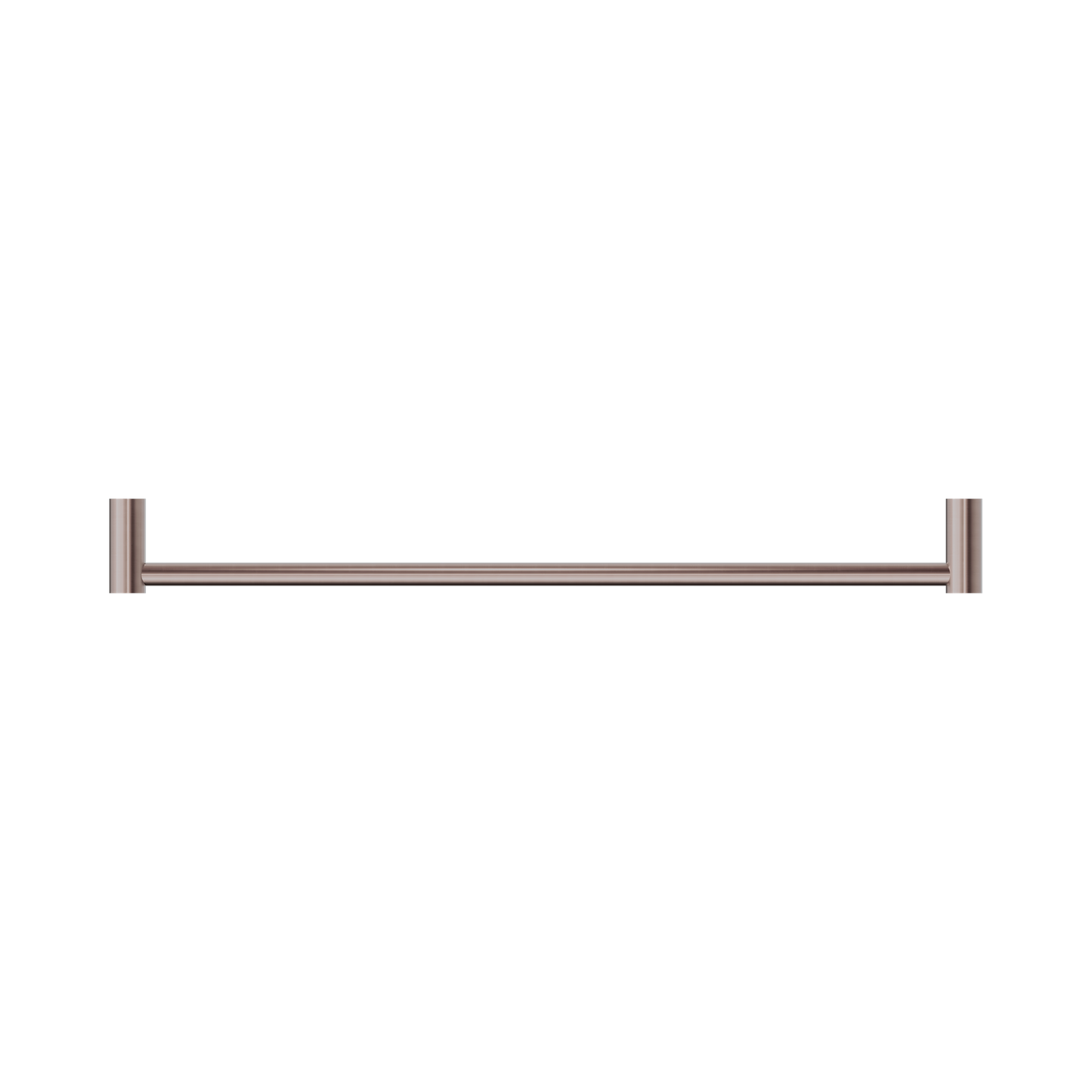 New Mecca Single Towel Rail 600mm Brushed Bronze