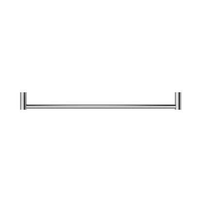 New Mecca Single Towel Rail 600mm Chrome