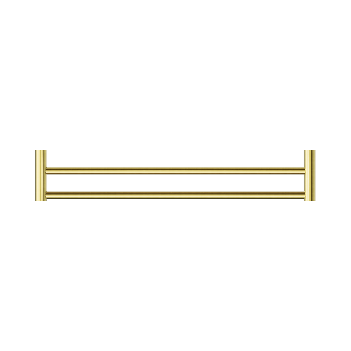 New Mecca Double Towel Rail 600mm Brushed Gold