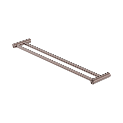 New Mecca Double Towel Rail 600mm Brushed Bronze