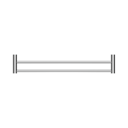 New Mecca Double Towel Rail 600mm Chrome