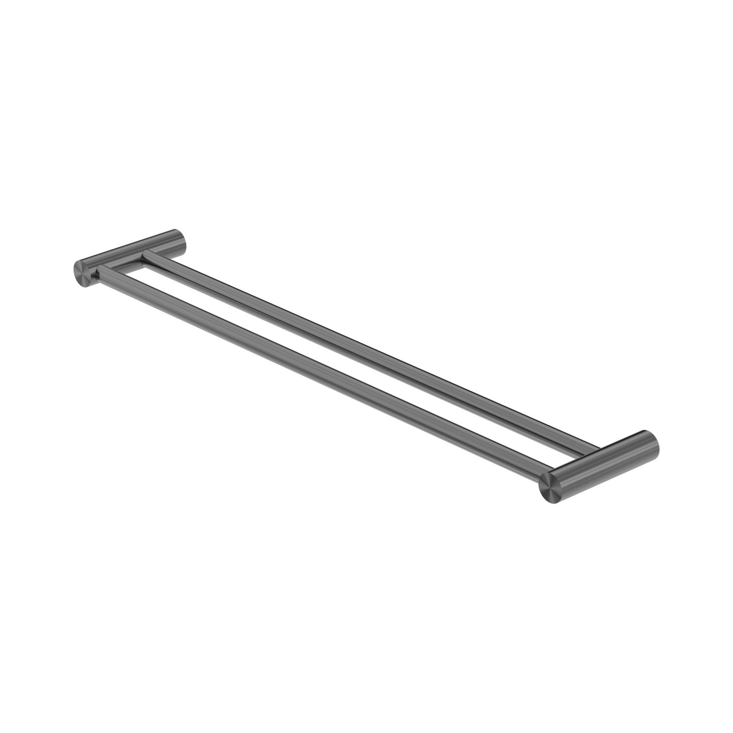 New Mecca Double Towel Rail 600mm Gun Metal