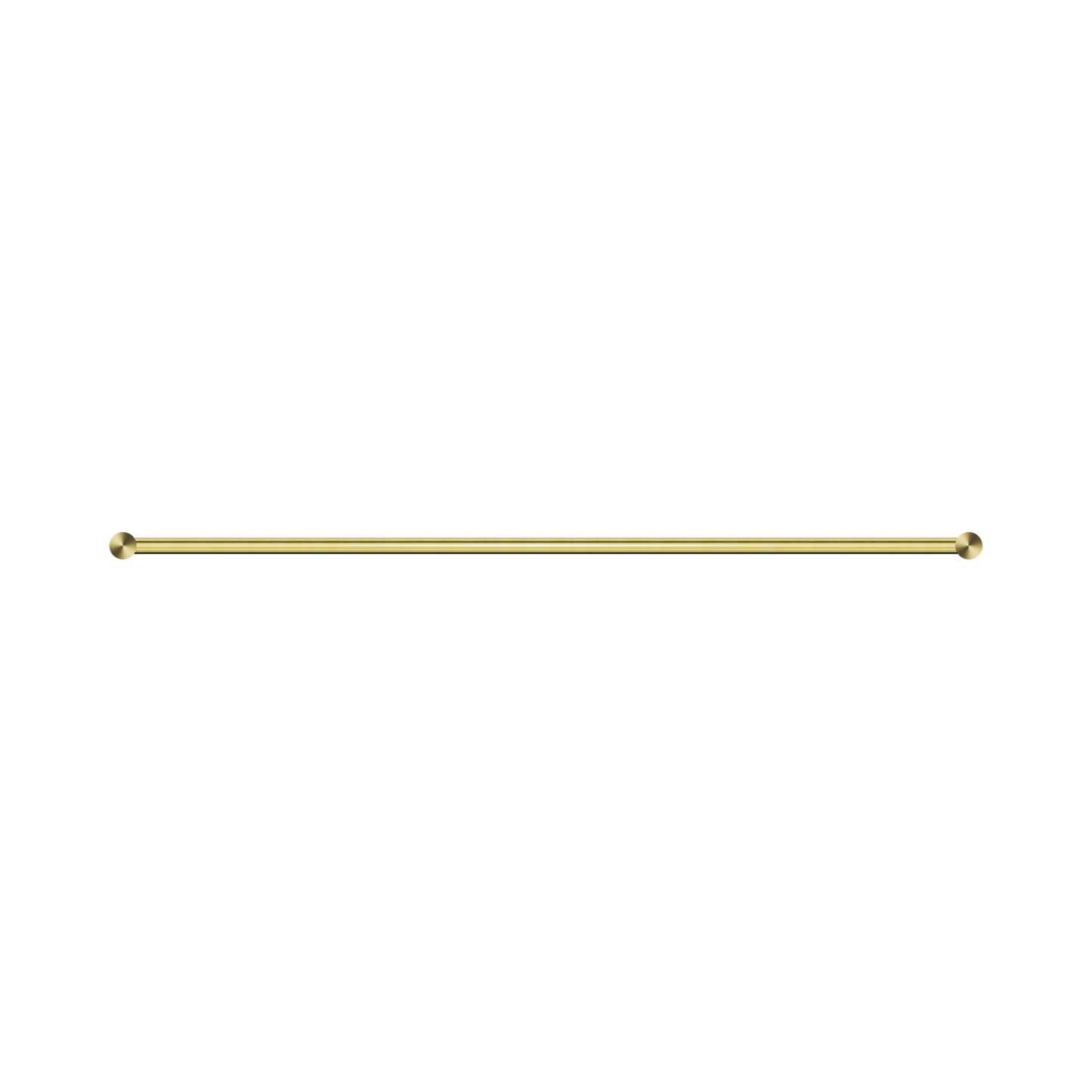 New Mecca Single Towel Rail 800mm Brushed Gold
