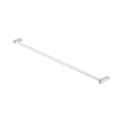 New Mecca Single Towel Rail 800mm Brushed Nickel