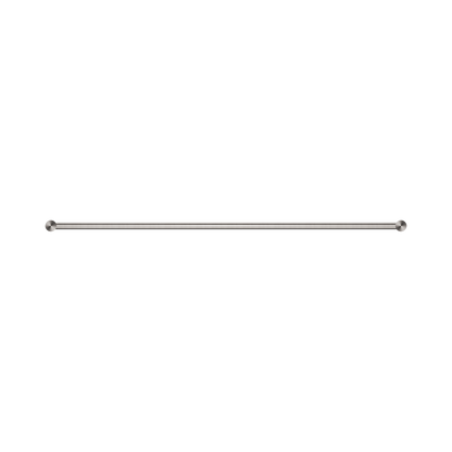New Mecca Single Towel Rail 800mm Brushed Nickel