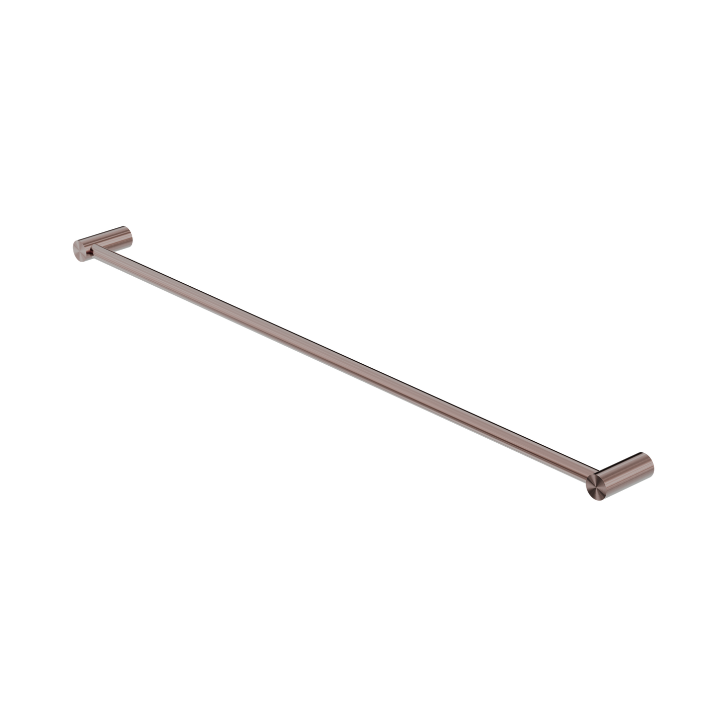 New Mecca Single Towel Rail 800mm Brushed Bronze