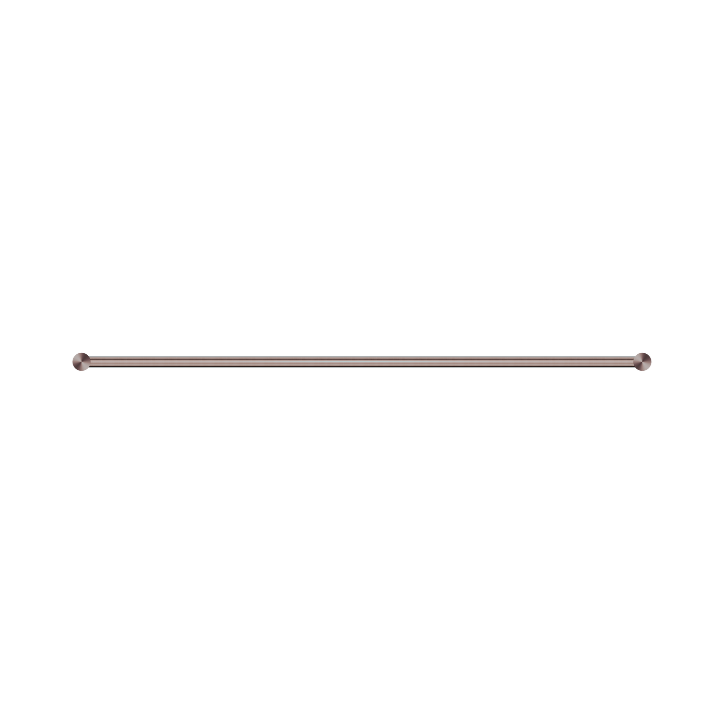 New Mecca Single Towel Rail 800mm Brushed Bronze