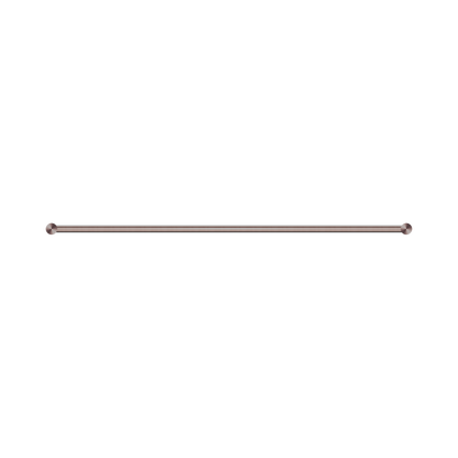 New Mecca Single Towel Rail 800mm Brushed Bronze