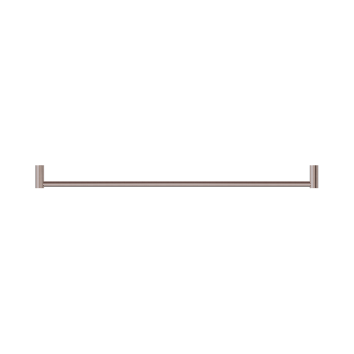 New Mecca Single Towel Rail 800mm Brushed Bronze