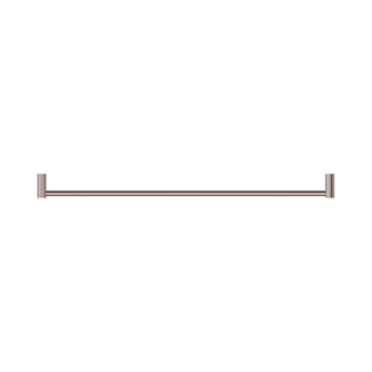 New Mecca Single Towel Rail 800mm Brushed Bronze