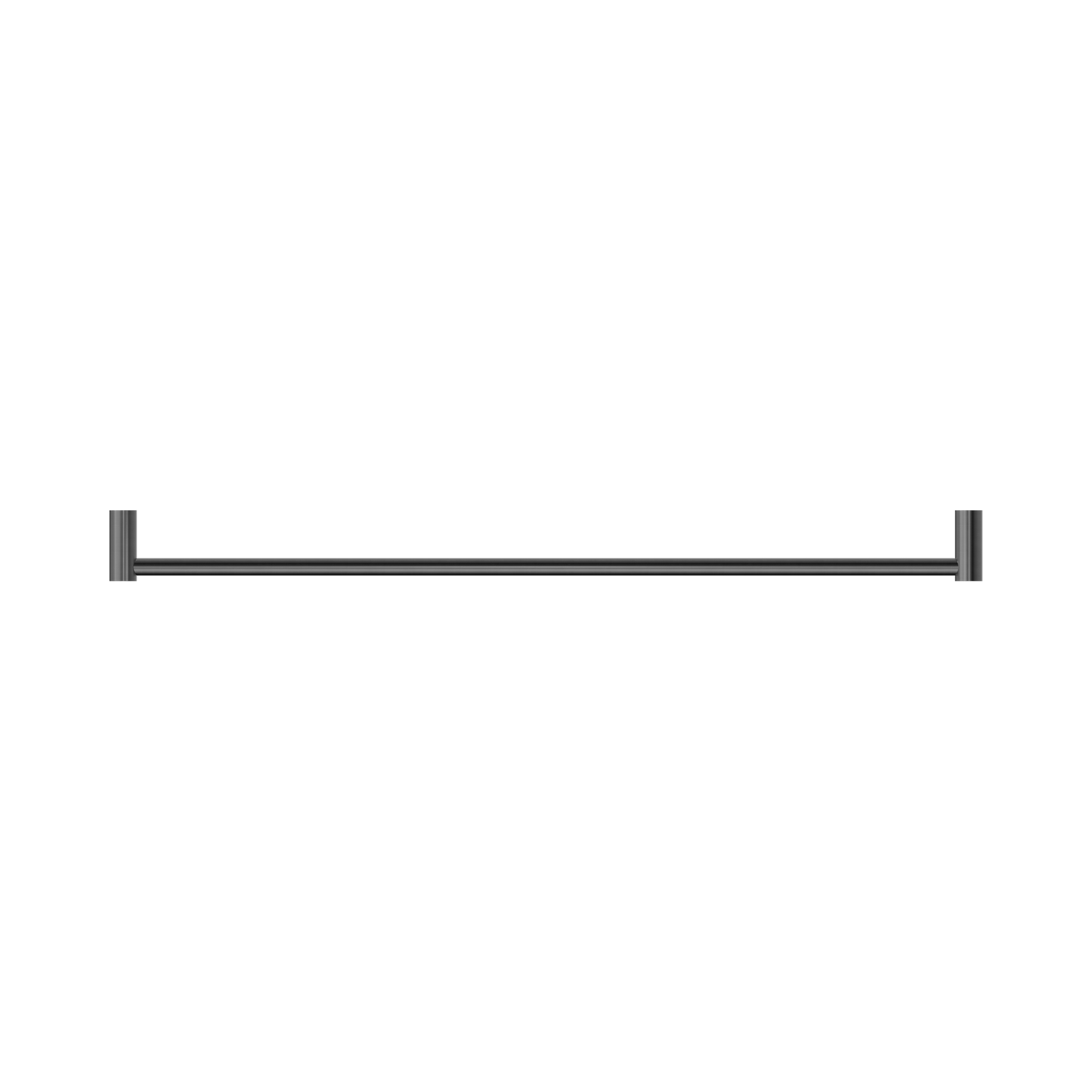 New Mecca Single Towel Rail 800mm Gun Metal