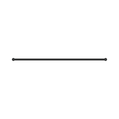 New Mecca Single Towel Rail 800mm Matte Black