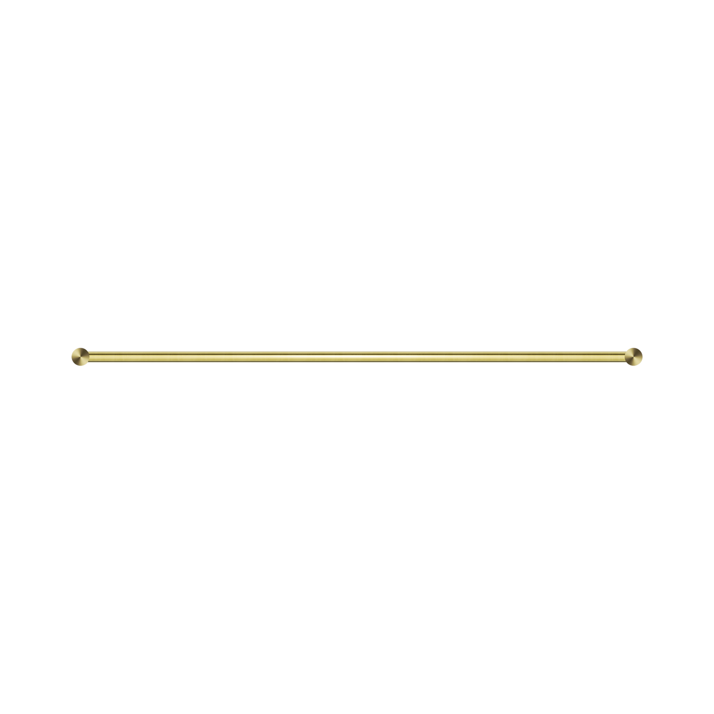 New Mecca Double Towel Rail 800mm Brushed Gold