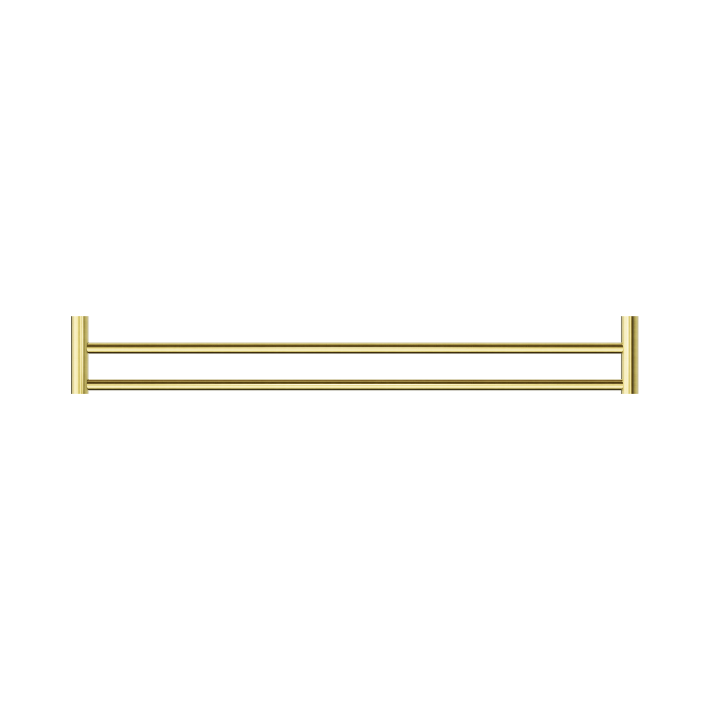 New Mecca Double Towel Rail 800mm Brushed Gold