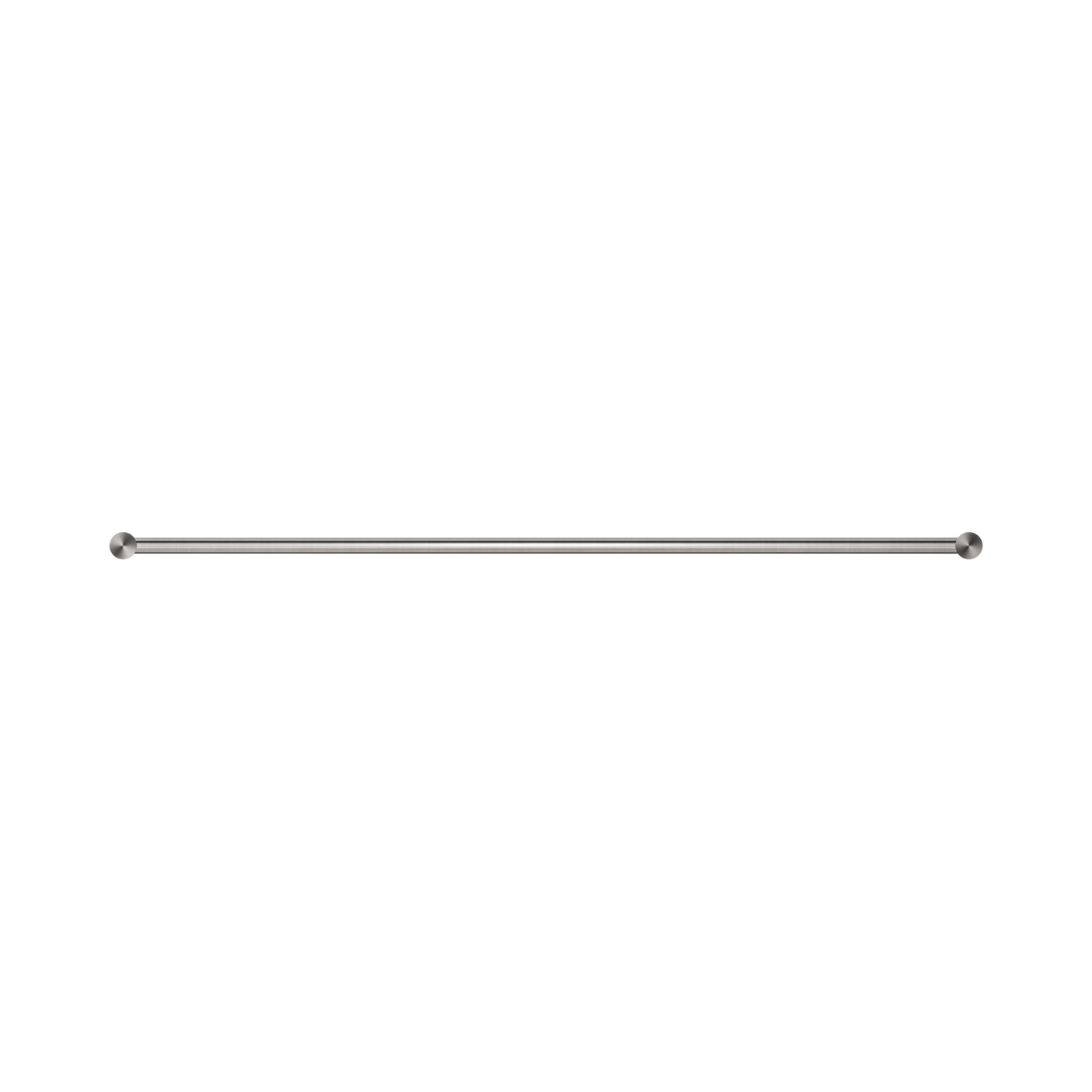 New Mecca Double Towel Rail 800mm Brushed Nickel