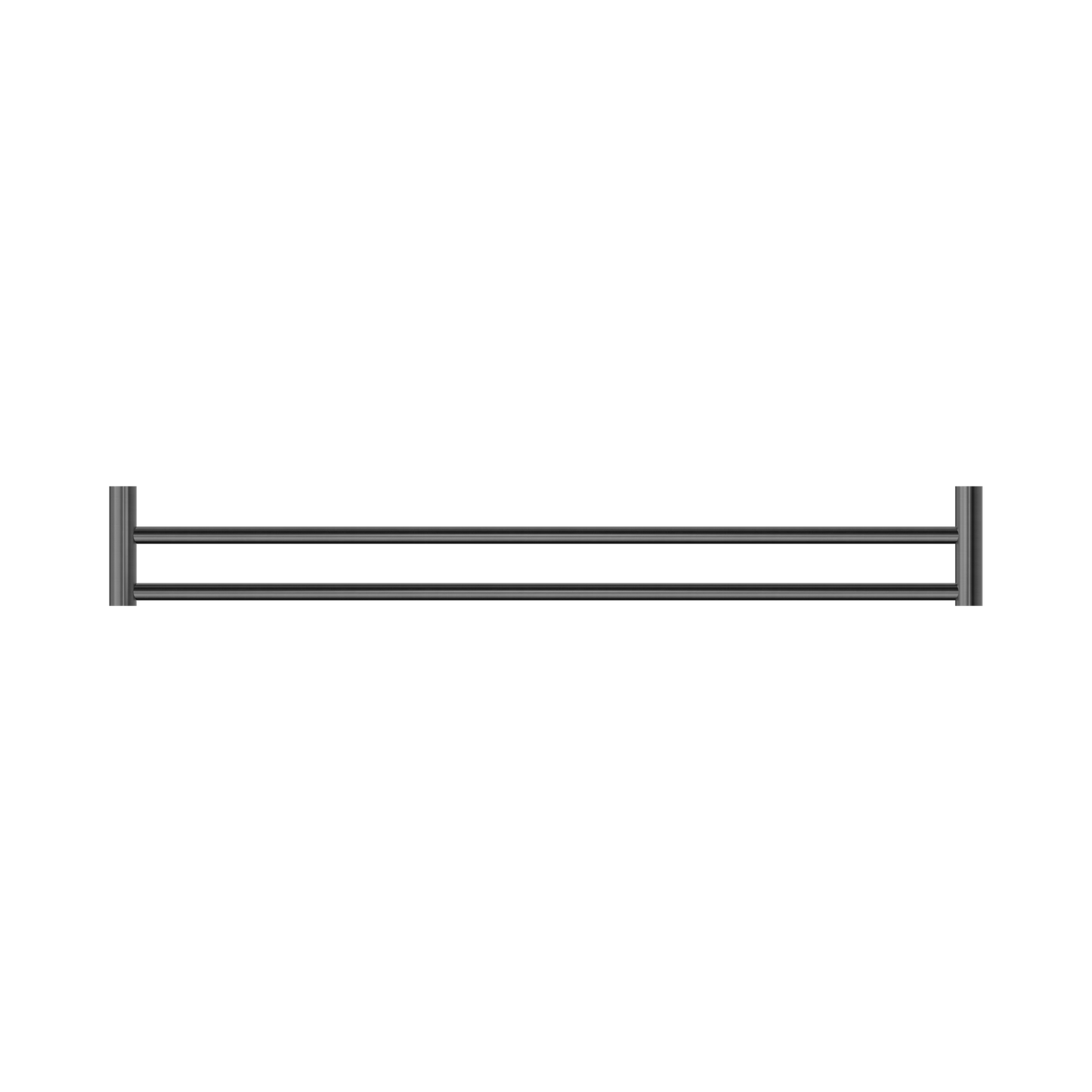 New Mecca Double Towel Rail 800mm Gun Metal