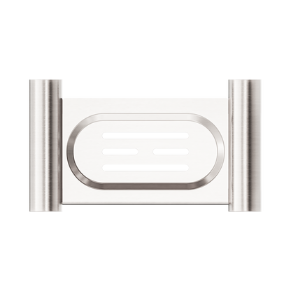 New Mecca Soap Dish Holder Brushed Nickel