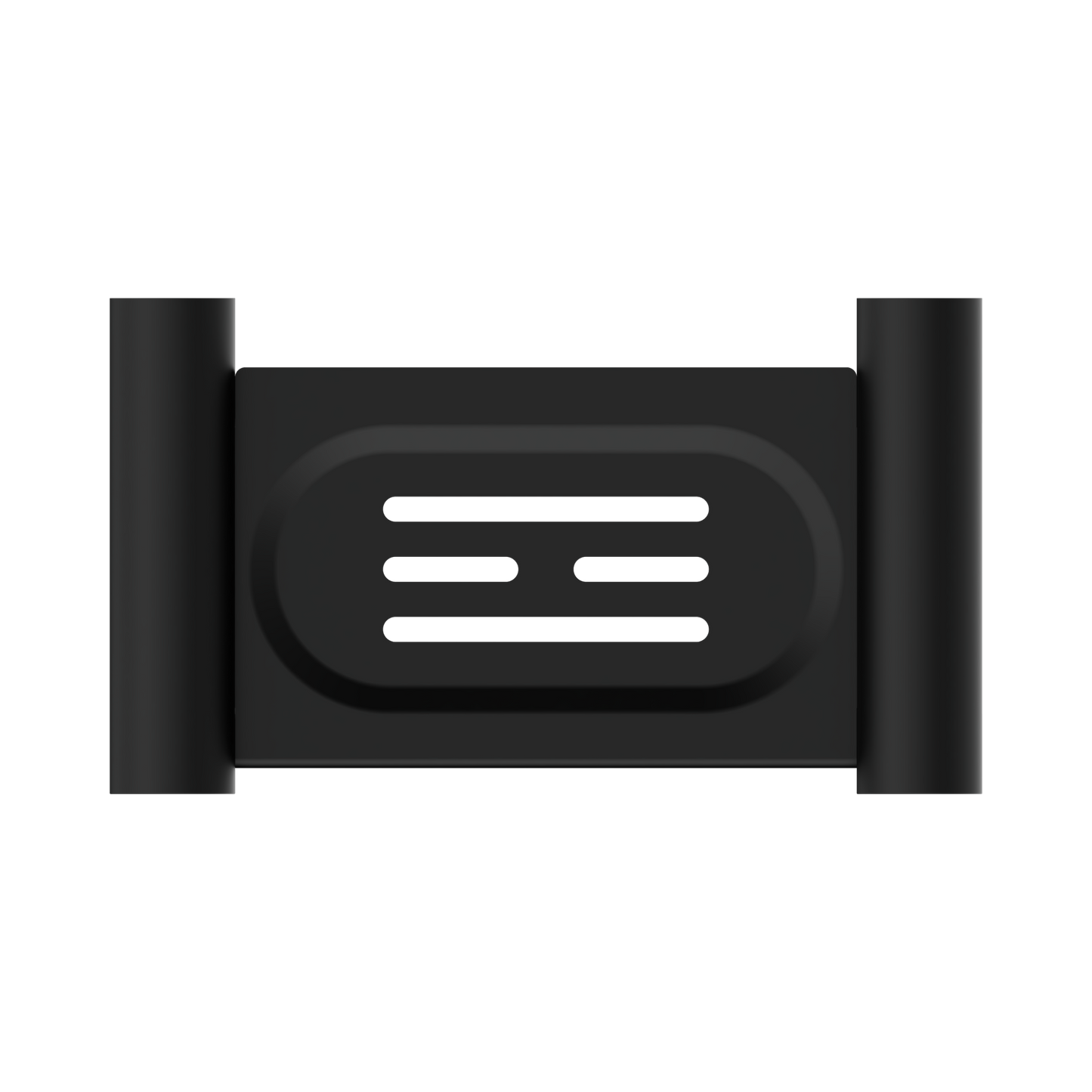 New Mecca Soap Dish Holder Matte Black