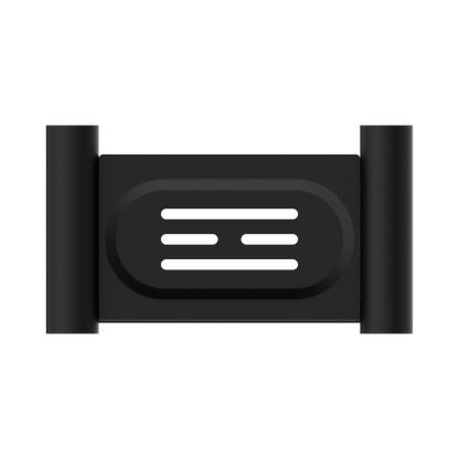 New Mecca Soap Dish Holder Matte Black