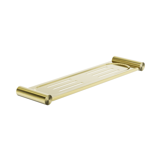 New Mecca Metal Shower Shelf Brushed Gold