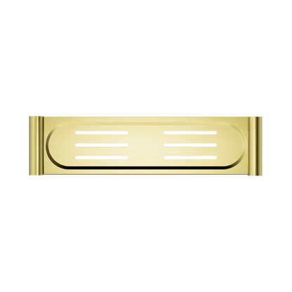 New Mecca Metal Shower Shelf Brushed Gold