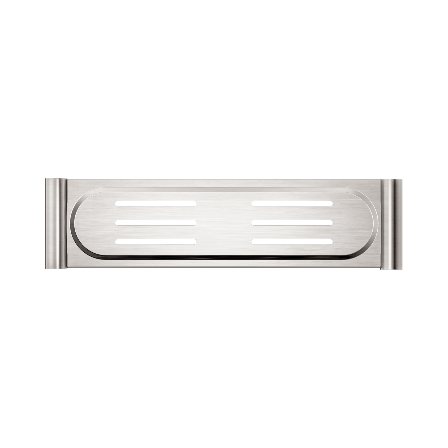 New Mecca Metal Shower Shelf Brushed Nickel