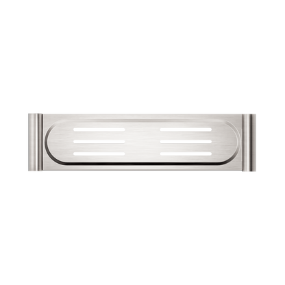 New Mecca Metal Shower Shelf Brushed Nickel