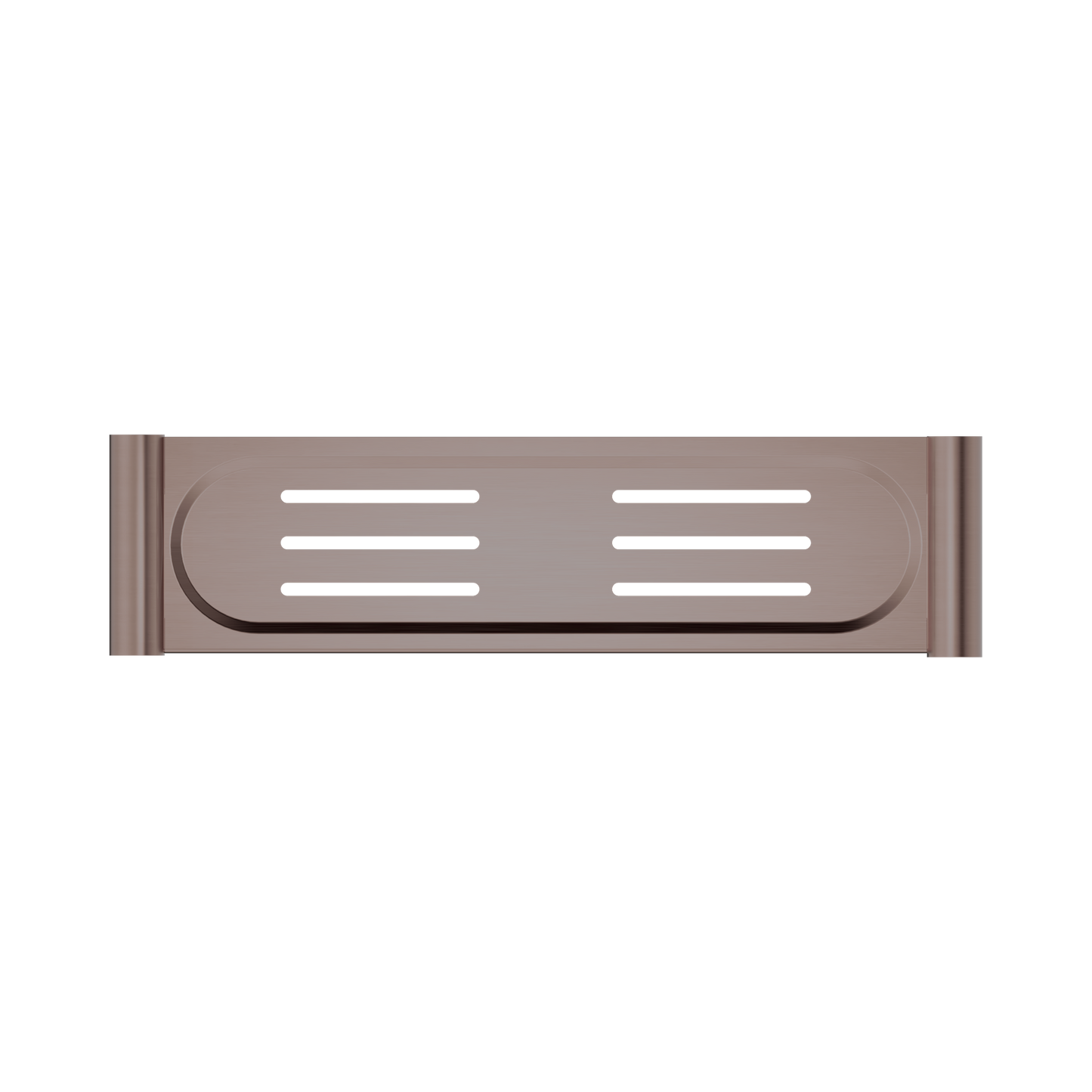 New Mecca Metal Shower Shelf Brushed Bronze