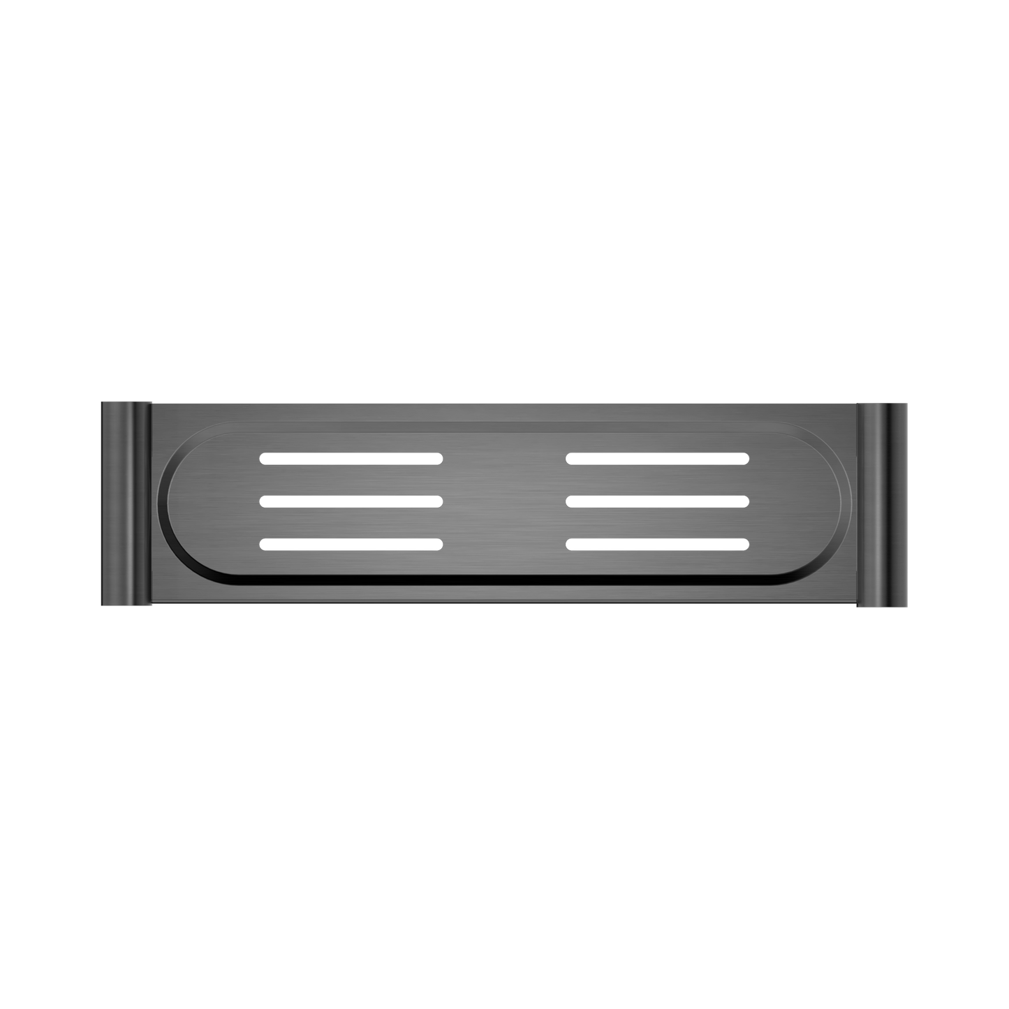 New Mecca Metal Shower Shelf Gun Metal