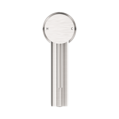 Dolce Basin Mixer Straight Spout Brushed Nickel