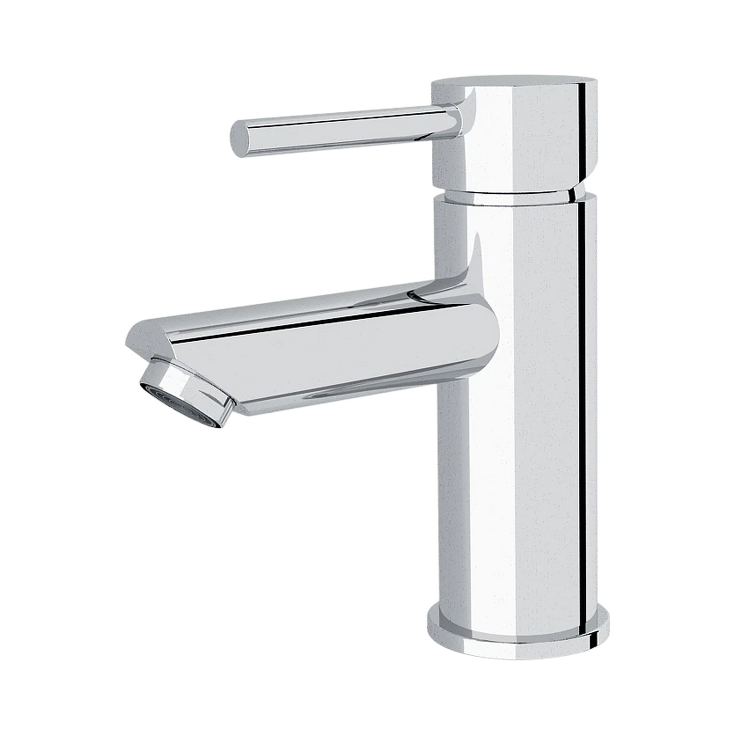 Dolce Basin Mixer Straight Spout Chrome