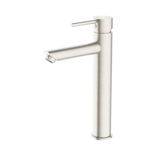 Dolce Tall Basin Mixer Brushed Nickel
