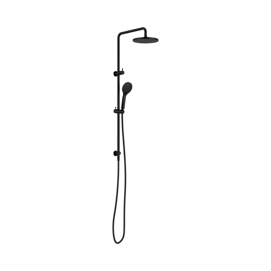 Round Twin Shower With Air Shower I Matte Black