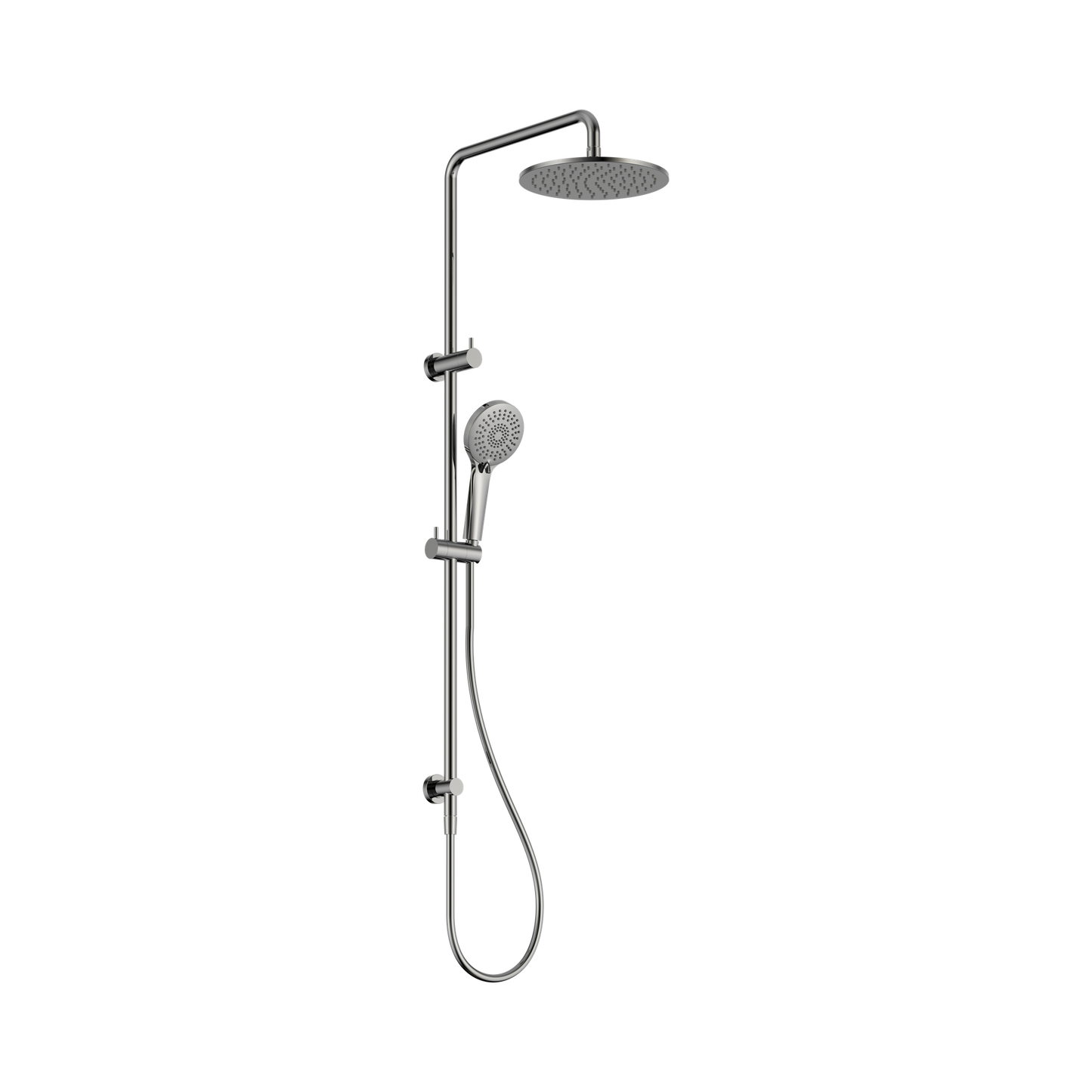 Round Twin Shower Chrome