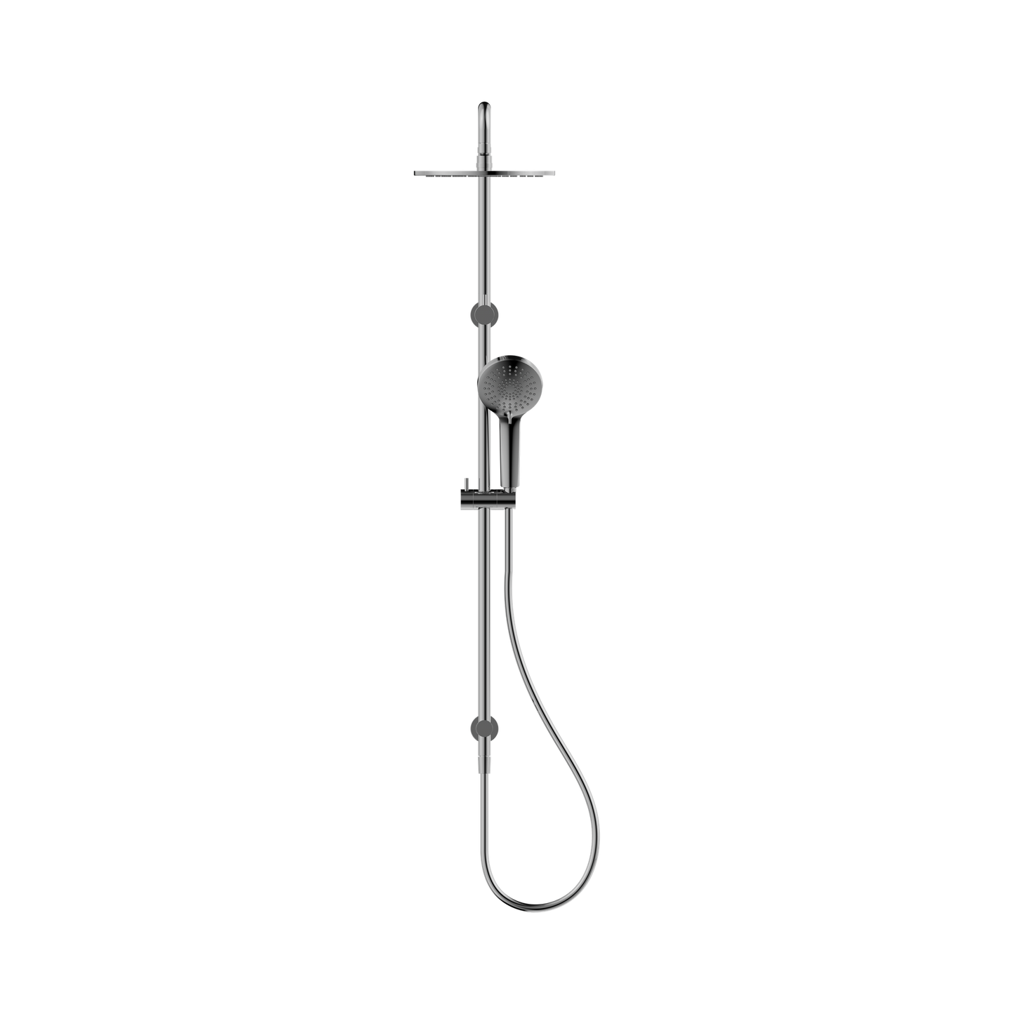 Round Twin Shower Chrome