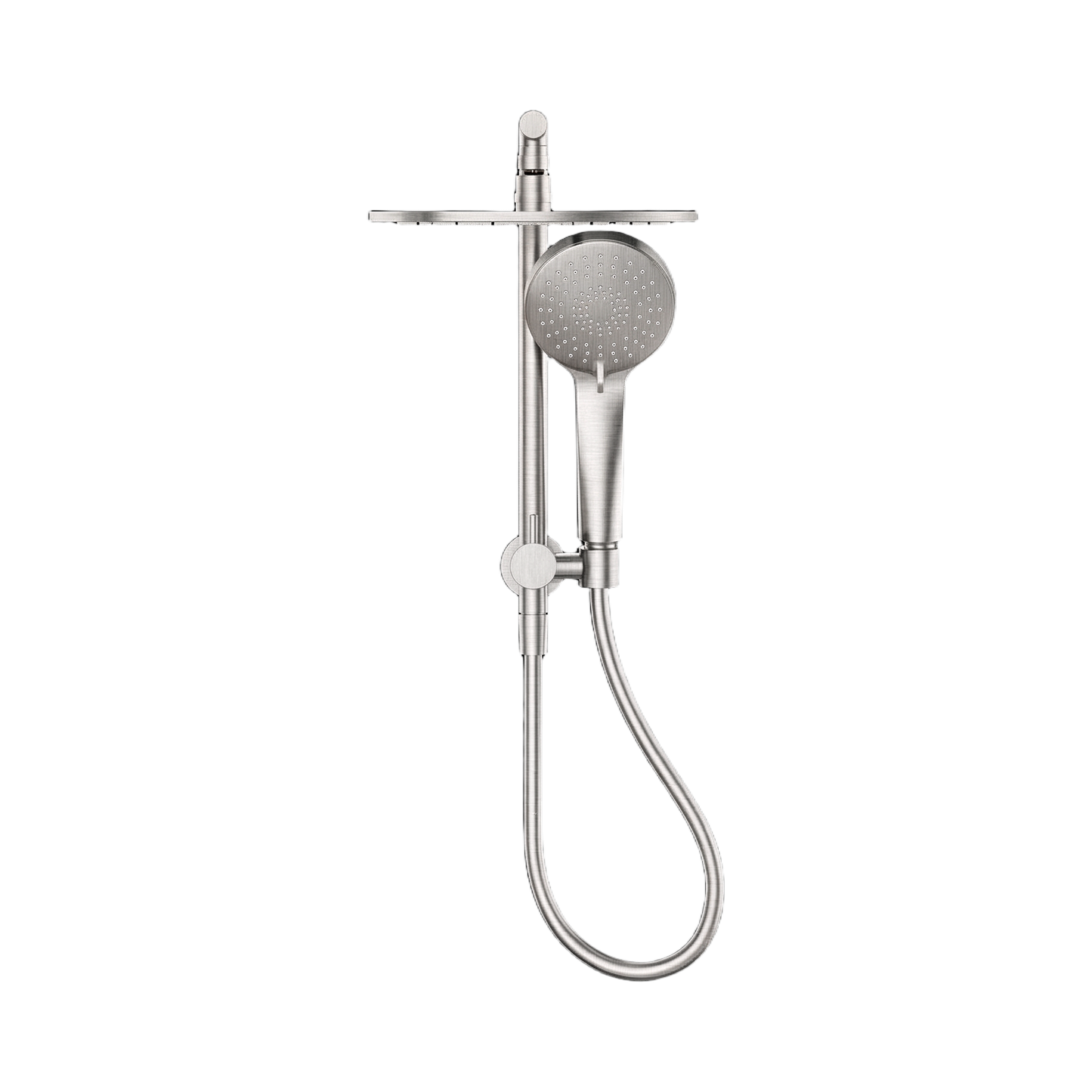 Mecca 2 In 1 Twin Shower Brushed Nickel