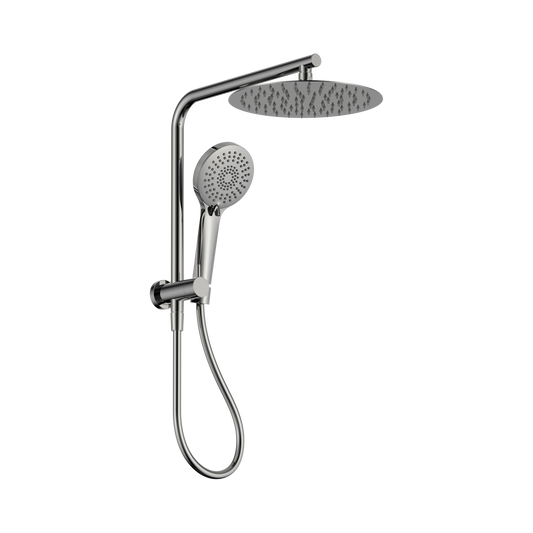 Mecca 2 In 1 Twin Shower Chrome