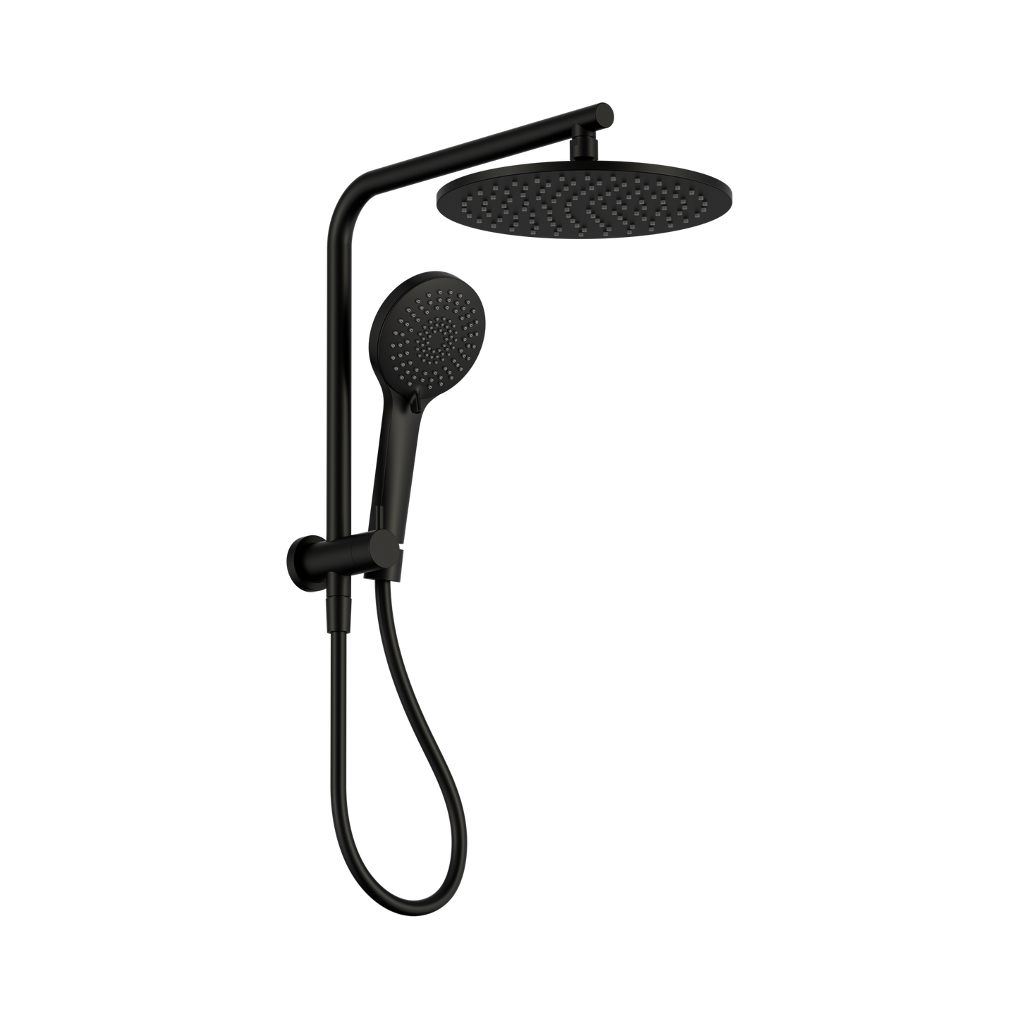 Mecca 2 In 1 Twin Shower Matte Black