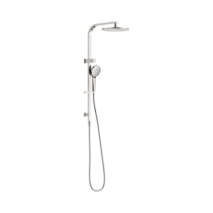 Bianca Twin Shower Brushed Nickel