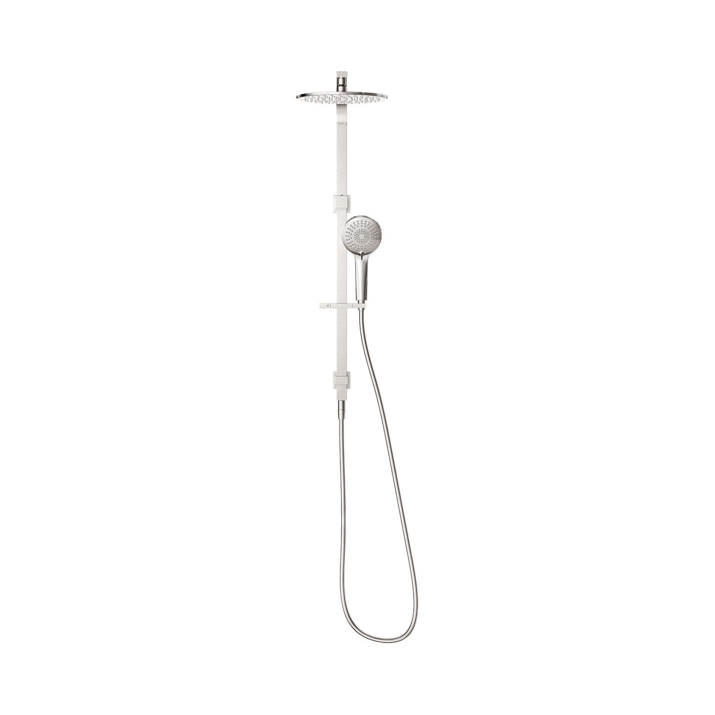 Bianca Twin Shower Brushed Nickel