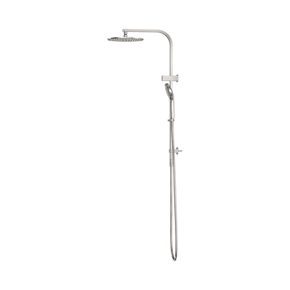 Bianca Twin Shower Brushed Nickel