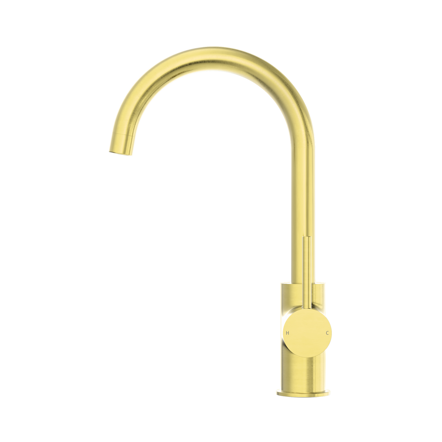 Dolce Kitchen Mixer Gooseneck Brushed Gold