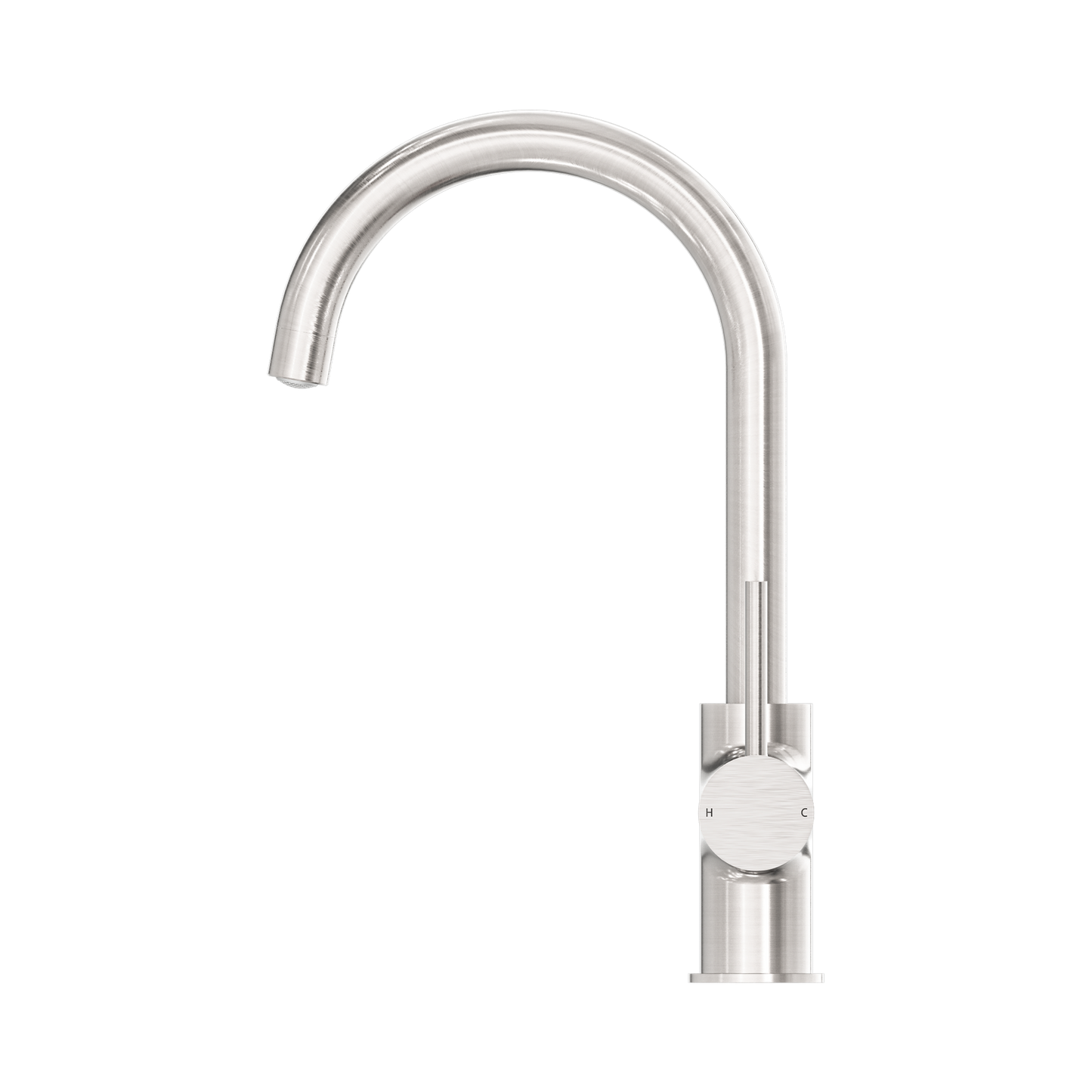Dolce Kitchen Mixer Gooseneck Brushed Nickel