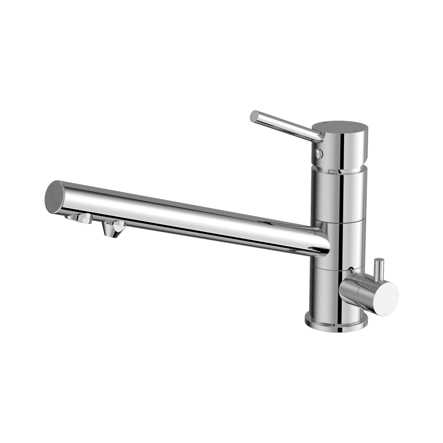 Dolce Three-Way Kitchen Mixer Chrome