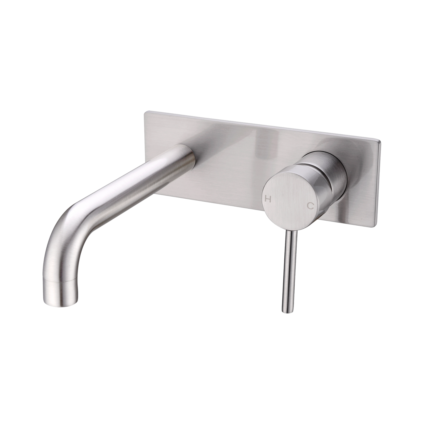 Dolce Wall Basin/Bath Mixer Brushed Nickel